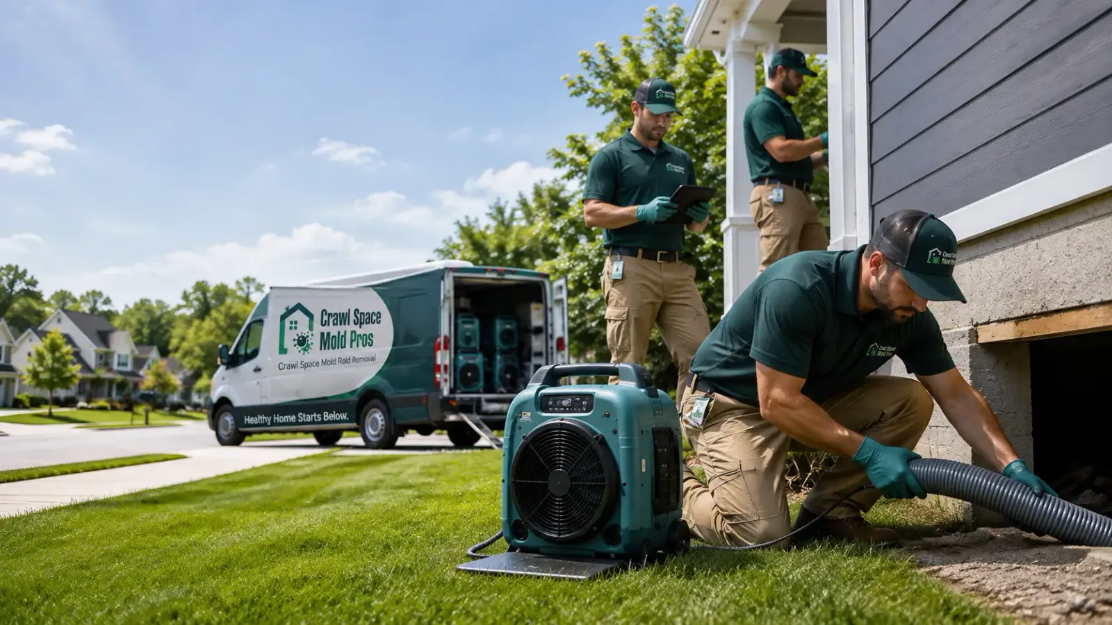 Crawl Space Mold Removal in Wilton, IA